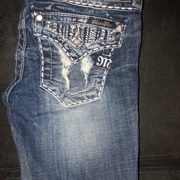 2 pair MissMe Jeans size 24 - Picture 5 of 5